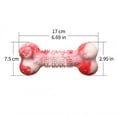 thumbnail image 2 of Long-Lasting Pet Chew Toy for Teething, Tough TPR Rubber Bone and Ball Set for Aggressive Chewers and Puppy Play, Yellow, 2 of 4