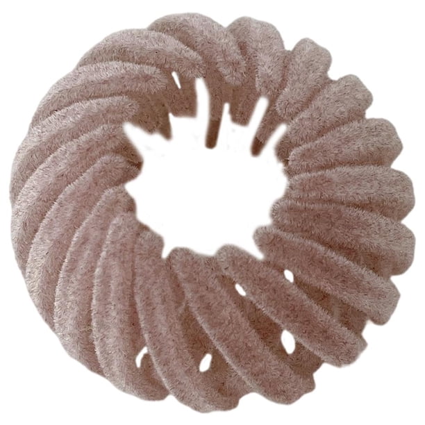 Moda Bandas De Pelo Retráctil Panipolla De Cola De Caballo Bun Clip Accessorie Marrón claro Zulema Cintas para el pelo