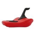 thumbnail image 4 of Red Snow Sleds for Kids and Adult, Sled Snowboard for 1-2 Riders with Handle and Pull Rope, Lightweight Compact Scooter Board, Sit Down Winter Sled, Portable Downhill Snow Skate for Winter Fun, 4 of 16