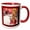 Red/White, variant on 3drose, Lonely Anime, 15oz Mug