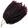 thumbnail image 2 of SHCKE Dreadlock Wigs 8" Pre-twisted Spring Twist Braids Synthetic Braiding Short Wigs Twist Braided Wigs for Women, 2 of 5