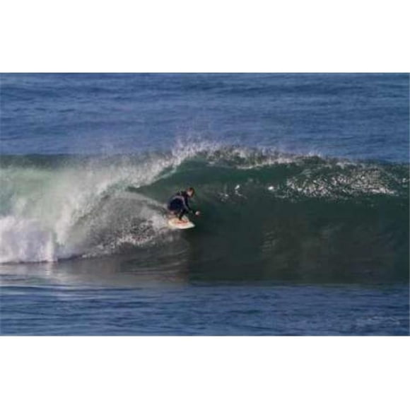 Gango Editions PDXPSPSN201LARGE Surf I Poster Imprimé par Lee Peterson&44; 24 x 36 - Grand
