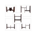 thumbnail image 4 of Adjustable Desktop Shelf Wood Small Bookshelf Desk Supplies Organizers and Accessories Storage Display Rack Office Decor, Brown, 4 of 5