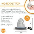 thumbnail image 3 of K&H Pet Products Poultry Waterer Heated Chicken Waterer Gray 2.5 Gallons, 3 of 9