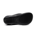 thumbnail image 4 of Chanclas de suela gruesa de 6 cm, deslizadores de verano para mujer, sandalias antideslizantes de playa suaves de Eva, color negro, 4 of 5
