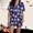 Purple, variant on Halloween Pajamas Halloween Satin Print Button Short Sleeve Pajamas for Women Set