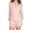 Red, variant on Womens Sleepwear Summer Solid Color Lightweight Pajama Set Casual Collared Long Sleeve Sleepwear with Shorts Summer Pjs for Women