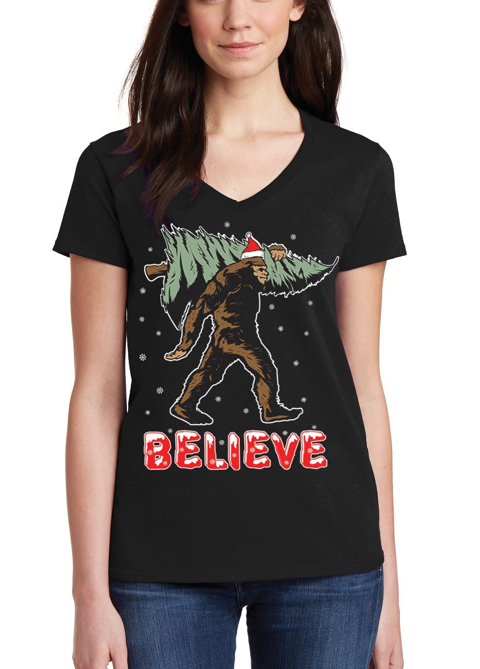 bigfoot believe t shirt