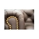 thumbnail image 5 of Sofá de de Piel Genuina Clásico Capitonado, 3 plazas, Modelo Chesterfield P/V, Color Chocolate, Elegante, cómodo y Moderno, Hecho en Mexico. Medidas 220 X 90 X 80 cm., 5 of 6