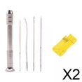 thumbnail image 1 of Punzón de costura para artesanía en cuero,Kit de herramientas de punzón para coser,cosido a mano,reparación de calzado,Puño de costura con enhebrador de hilo,bolsa,reparación de, 1 of 10