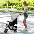 thumbnail image 2 of Costway Foldable Lightweight Baby Stroller Kids Travel Pushchair 5-Point Safety System, 2 of 9
