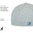 thumbnail image 2 of Kangol Men, Women Wool Flexfit Baseball Large-X-Large Ht. Blue, 2 of 7