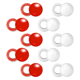 thumbnail image 1 of 10 Pares Imanes para Dorsales , Clips Magnéticos para Dorsales , Clips para Dorsales Maratón, Hebillas para Dorsales , Cierres para Dorsales y Rojo, 1 of 5