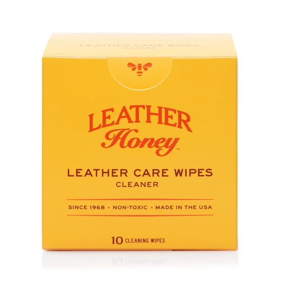 Leather Honey Cleaner Wipes: 10 Cleaner Wipes