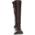 thumbnail image 2 of Womens B.O.C Austin Flat Knee-High Comfort Boots, Dark Brown, 2 of 6