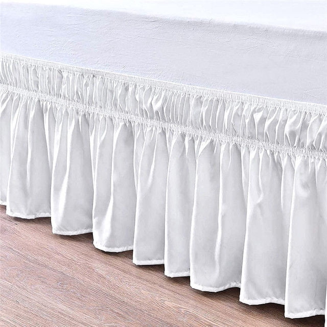 Pure Dreams Wrap Around Dust Ruffle Bed Skirt, 100 Pure Dreams Wrap Around Dust Ruffle Bed Skirt, 100