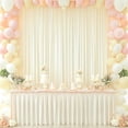 thumbnail image 4 of Cortinas de fondo PARTISKY Ivory, 2 paneles, 2,4 x 3 m, poliéster, 4 of 8