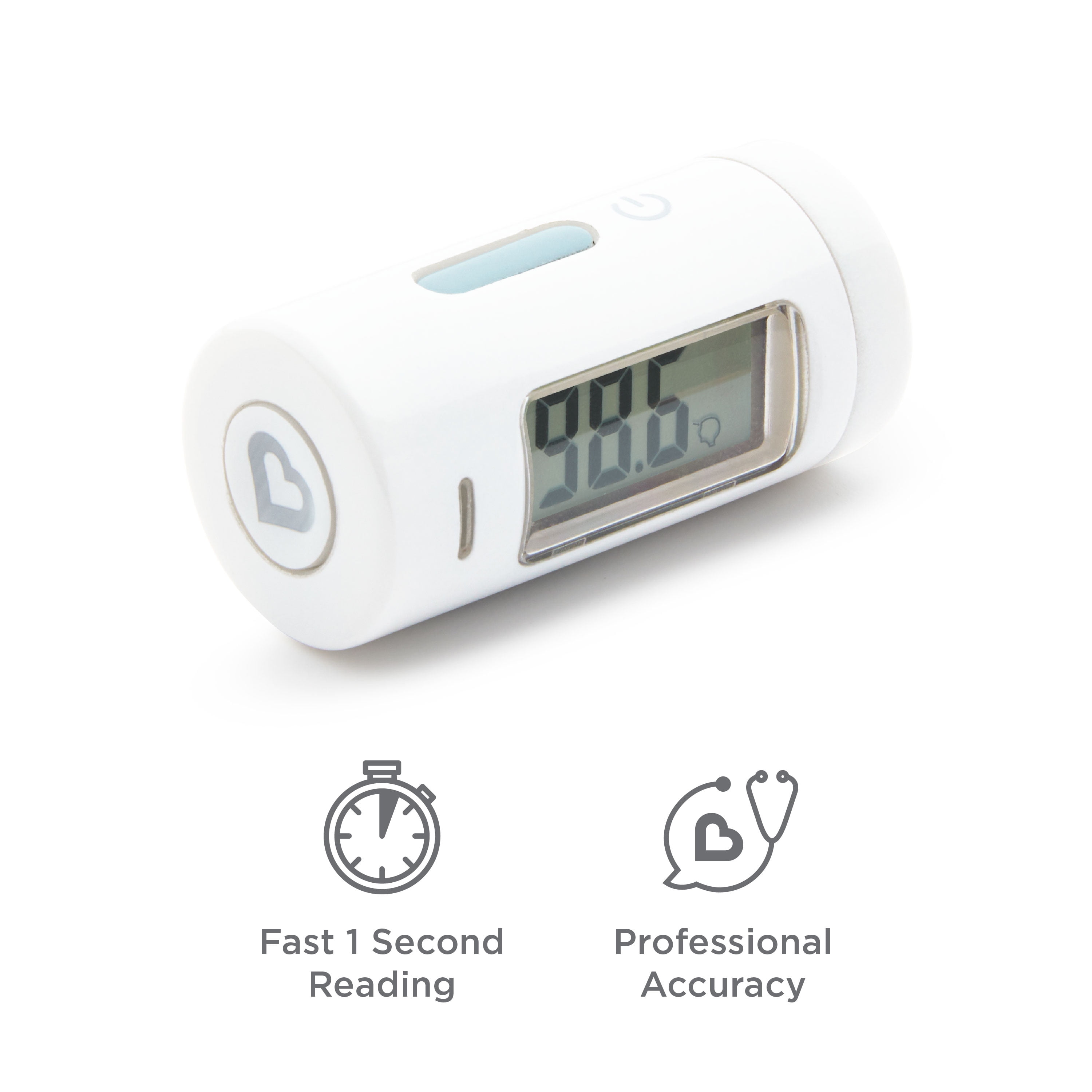 Munchkin® Mini Infrared No-Touch Forehead Thermometer for Baby, Kids & Adults, Includes Travel Case