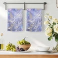 thumbnail image 3 of Purple Whales Coastal Kitchen Towels Set of 2, Beach Sea Ocean Nautical Absorbent Dish Towels for Kitchen, Microfiber Hand Towel, Quick Drying Tea Towel for Cleaning Decorative Dishcloths, 3 of 7