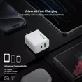 thumbnail image 5 of For Samsung Galaxy A16 5G 20W Fast Home Wall Travel Charger PD USB C & USB A - Wall Home Charger Only, 5 of 6