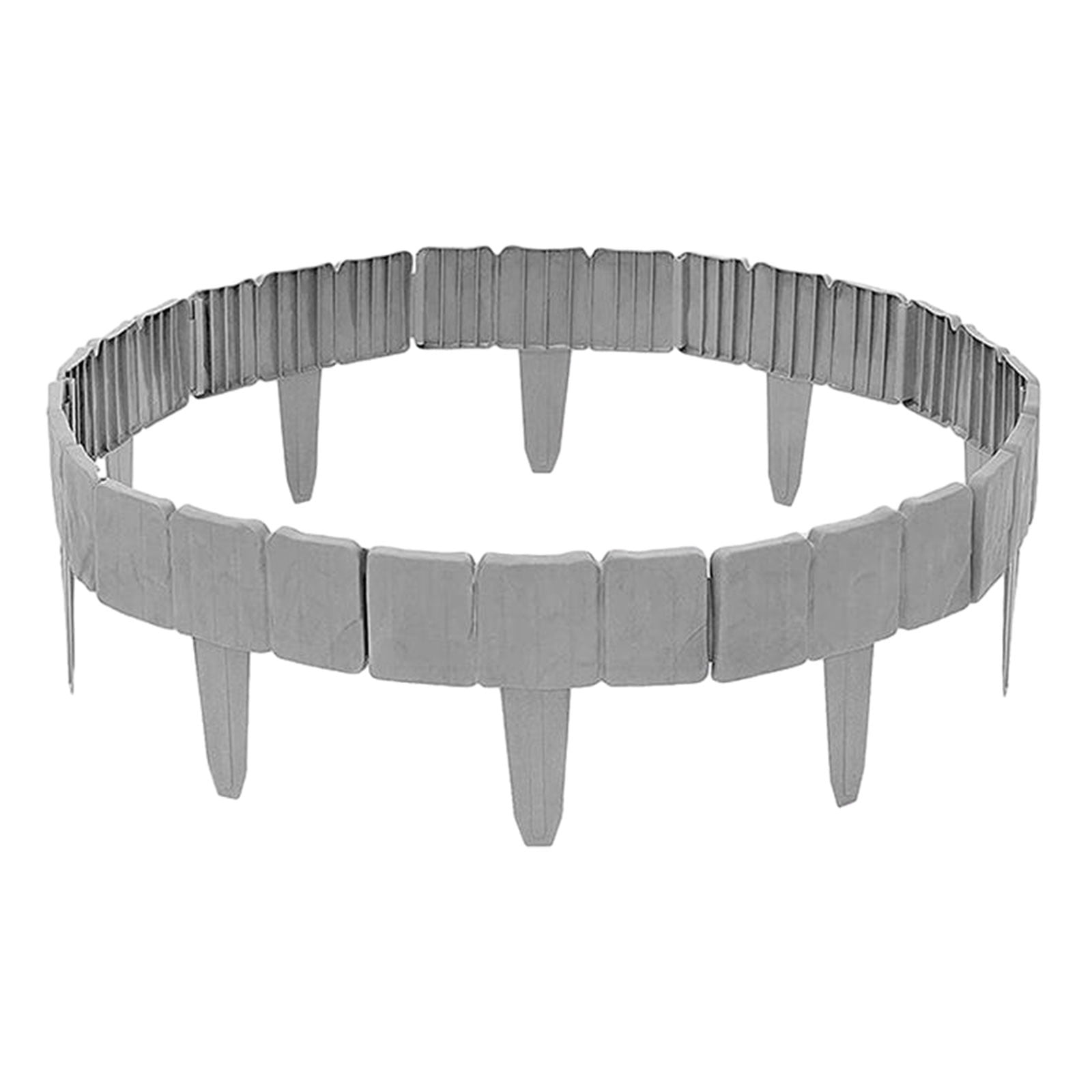 BELOWSYALER 5/10/20Pcs Garden Edging Border Flower Bed Edging Decorative Fence Border for Outdoor Yard Landscaping