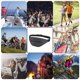 thumbnail image 5 of Riñonera cruzada con bolsillos, bolsa informal para teléfono, para entrenamiento, viajes, correr, riñonera, 5 of 5