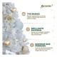 thumbnail image 4 of Árbol Navidad Pino Navideño Ramas Métalicas 1.50m Esquimal Color Blanco Plateado, 4 of 6