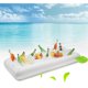 thumbnail image 3 of Barra de servicio inflable para buffet de ensaladas, bandeja de hielo, enfriador de comida y bebida para picnic, fiesta en la piscina con tapón de drenaje, 3 of 5