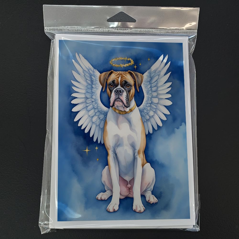 Boxer My Angel Greeting Cards Pack of 8 7 in x 5 in