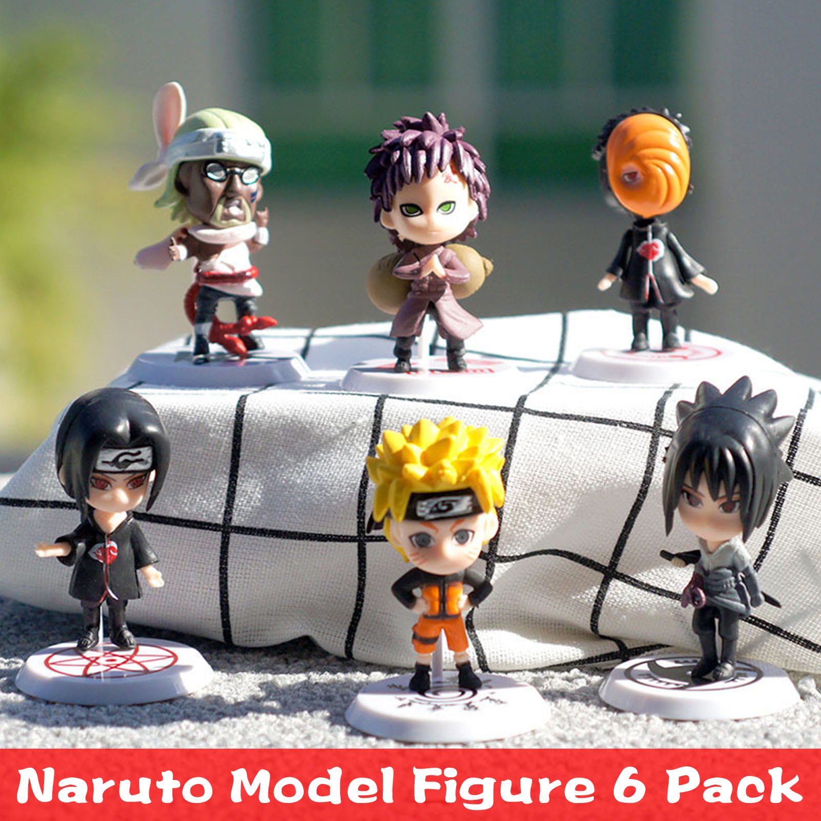 Figures Set of 6Pcs Anime Naruto Shippuden Toy Figure Figurine Doll Series