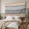 thumbnail image 3 of Brown Grey Large Tapestry for Bedroom Wall Hanging Tapestry, Vintage Stripe Farmhouse Wood Grain Ombre Ceiling Backdrop Tapestries Poster Blanket Wall Decor for Teens Room Living Room Dorm 100" x 59", 3 of 8