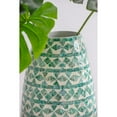 thumbnail image 5 of A&B Home Inlaid Green Capiz Table Vase for Dry Flower 7.9" x 7.9" x 19.7", 5 of 6
