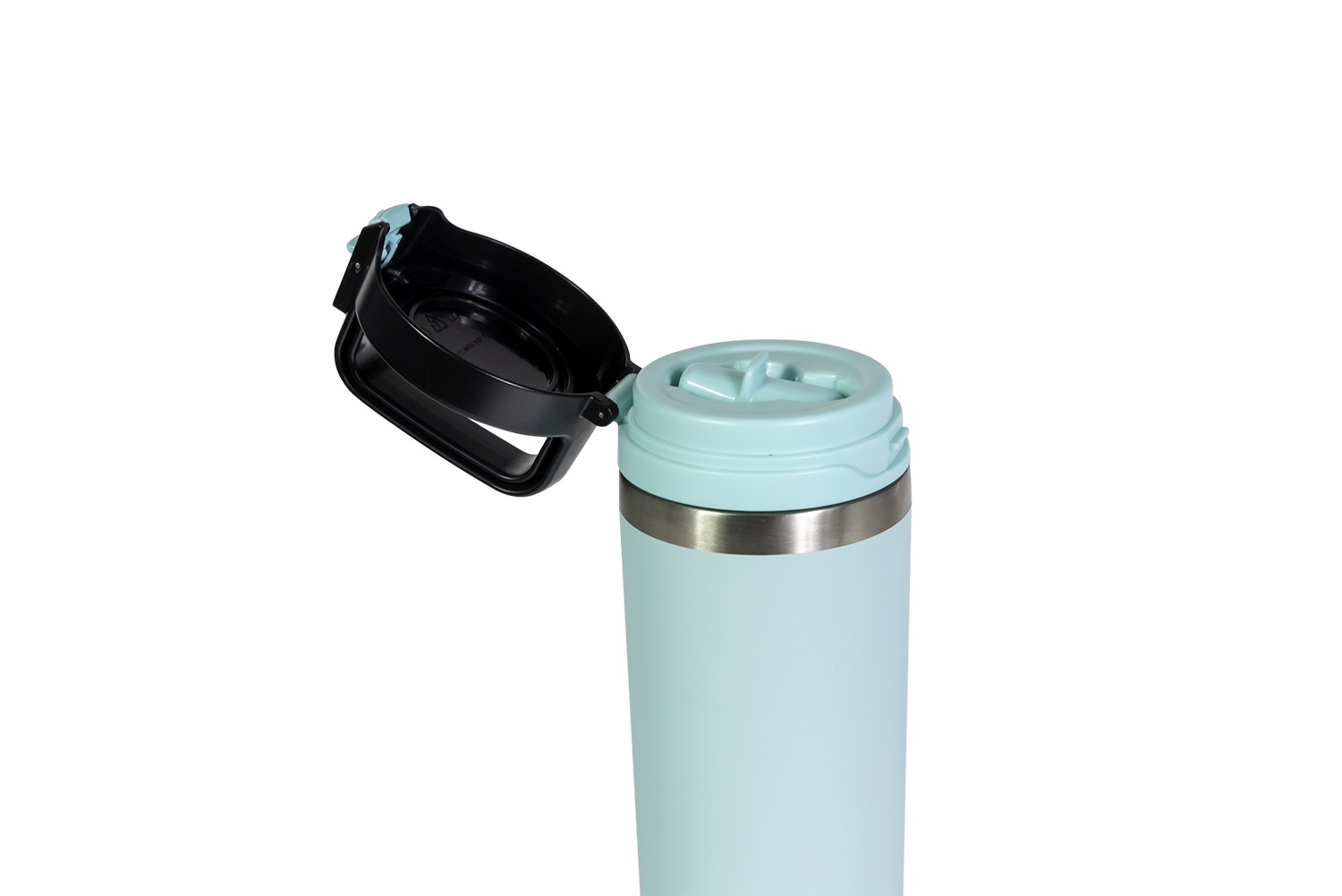 2 Pack COOL GEAR Niagara 25oz Stainless Steel Water Bottle | Locking lid | Pull up sipper - image 3 of 4