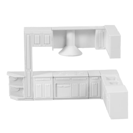 LOLIPPYY Miniature Sink Dollhouse Kitchen Set with Realistic Furniture Design, 1 Set for Dollhouse Accessories