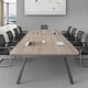 thumbnail image 2 of Conference table, long table, rectangular office table and chair combination, simple modern simple workbench, small negotiation My Lux Decor Round, 2 of 28