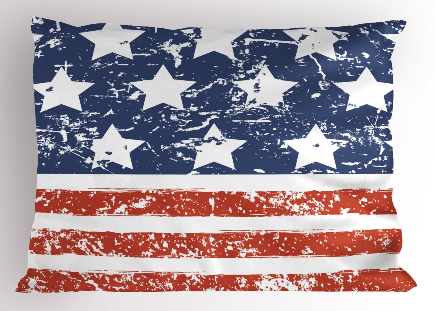 America Pillow Sham Fourth of July Theme Flag of United States of