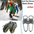 thumbnail image 5 of YIMWNYI Ice Snow Grips Traction Cleats for Shoes, Anti-Slip Ice Cleats for Walking, Hiking, Fishing, and Mountaineering, Non-Slip Crampons for Winter Snow and Ice Conditions, Slip-On Ice Spikes, 5 of 6