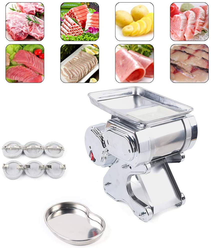110v TECHTONGDA Commecial Meat Slicer Stainless Steel Cutter Cutting Machine for sale online 