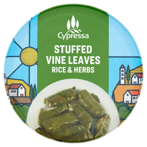 Cypressa Stuffed Vine Leaves With Rice & Herbs 280G, Imported from Britain