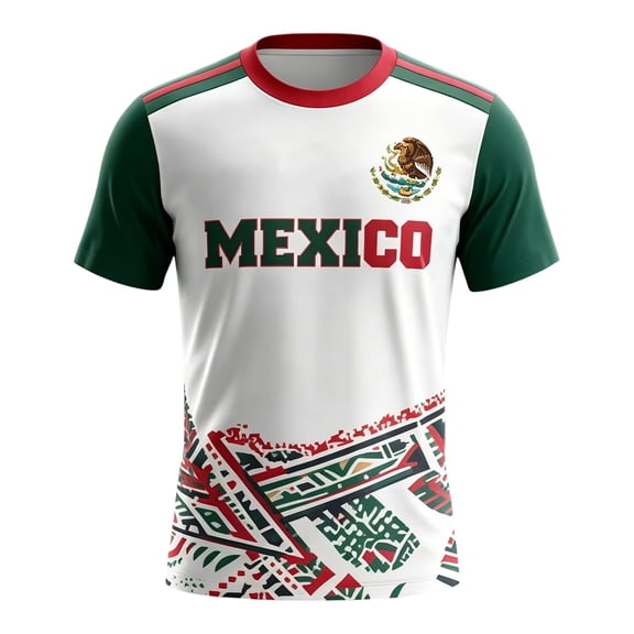 2026 Mexico Shirts for Men Mexican Graphic Soccer T-Shirts Mexico Flag Print Mens Short Sleeve Tops