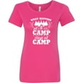 thumbnail image 3 of Inktastic What Happens at Camp Stays at Camp with Tent and Woods Women's T-Shirt, 3 of 5