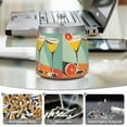 thumbnail image 6 of Yayeee Ashtray with Lid for Cigarette Smokeless Stainless Steel Home Ash Holder, Green Glasses, 6 of 7