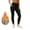 Black, variant on Wyobmus Women's Thick Sherpa Lined Leggings With Pockets Warm Winter Slim Stretchy Yoga Pants for Women Thermal Running Workout Leggings Gray