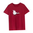 thumbnail image 4 of Camiseta de verano para mujer, ropa de calle suave, Tops simples de verano para acampar en la calle M, 4 of 7