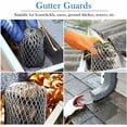 thumbnail image 5 of Expandable Gutter Downspout Guards, Aluminum Leaf Filter Strainer for Easy Installation, Weather-Resistant Downspout Protector Prevents Blockage in Eaves, Ditches, and Sewers (4, 5 of 5