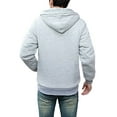 thumbnail image 4 of Glonme Thicken Full Zip Fleece Hoodie for Men Sherpa Lined Sweatshirt Jacket Winter Coats with Pocket, 4 of 5