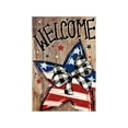 thumbnail image 2 of Boovnll 4th of July Garden Flag, 12x18" Red Blue Linen Garden Flags Double Sided Memorial Day Garden Flag for Outdoor Yard Independence Day Watercolor Decor, 4th of July Decorations, 2 of 6