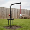 thumbnail image 2 of Lazsy Golf Hitting Practice Aid Adjustable Height Golf Swing Training Stable Ground Stake Training Equipment for Beginners, Backyard, 2 of 10