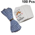 thumbnail image 4 of 100pcs Father's Day Paper Labels Lovely Gift Tag Moustache Glasses Bookmark Creative Hanging Tag Message, 4 of 8