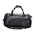 thumbnail image 2 of Bolsa de gimnasio Bolsa de lona deportiva Bolsa de lona impermeable y ligera Bolsa de lona para gimnasio con calzado Gris, 2 of 9